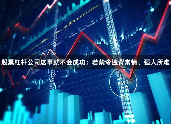 股票杠杆公司这事就不会成功；若禁令违背常情、强人所难